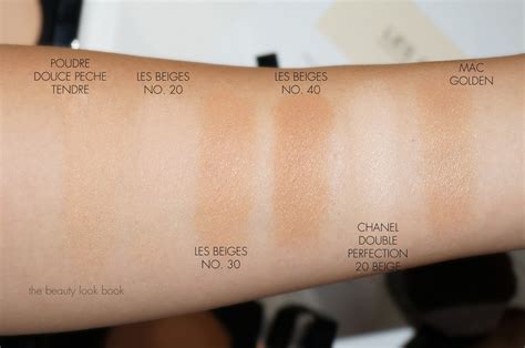 chanel le beige powder|chanel les beiges colour chart.